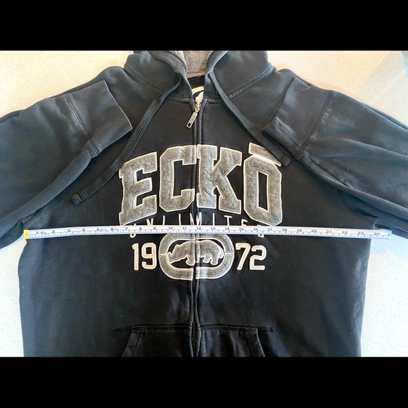 ECKO UNLTD zip up sweater, size 2XL, colour Black - Picture 4 of 6